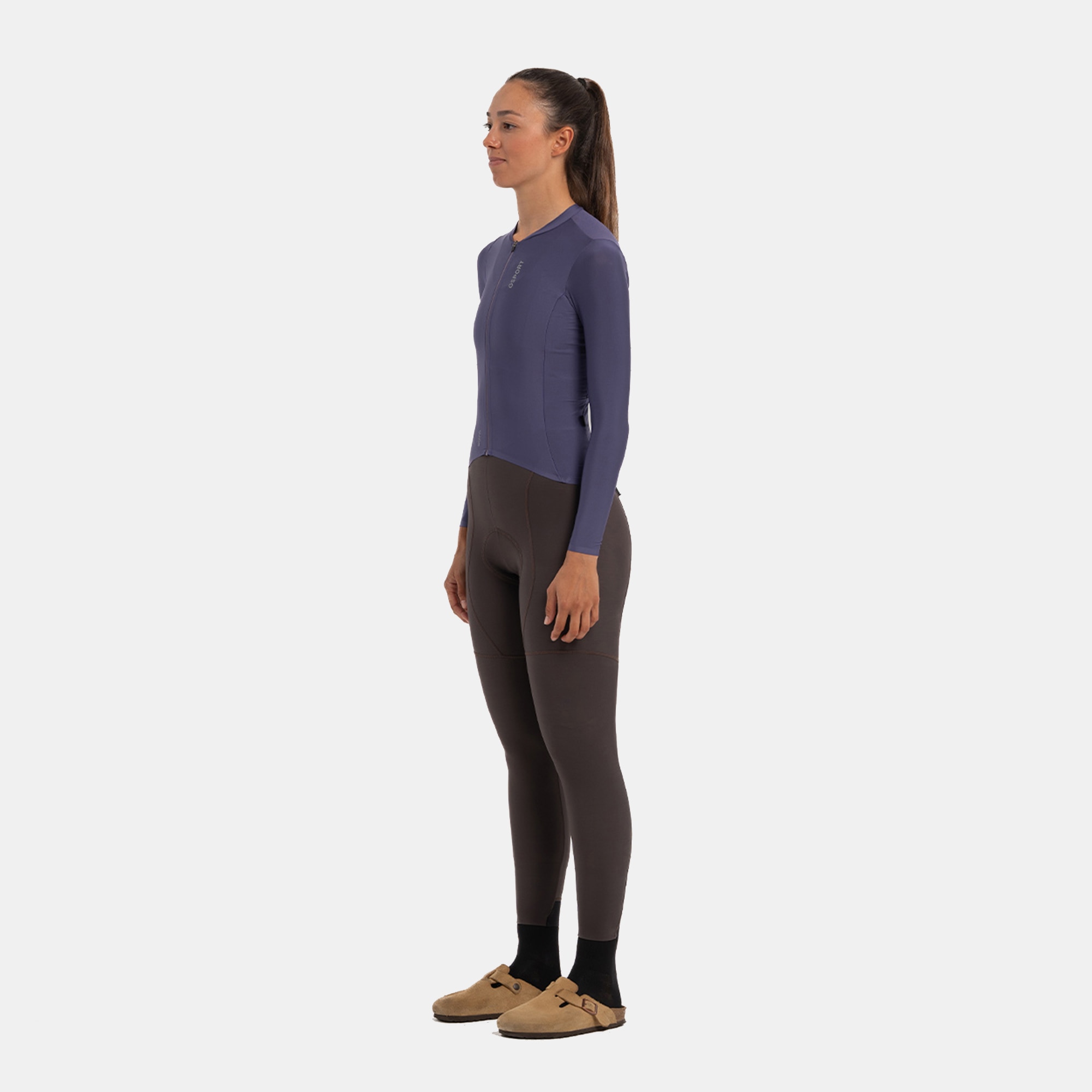 Camisola Desportiva de Manga Comprida Aero Sapphire Roxo-2