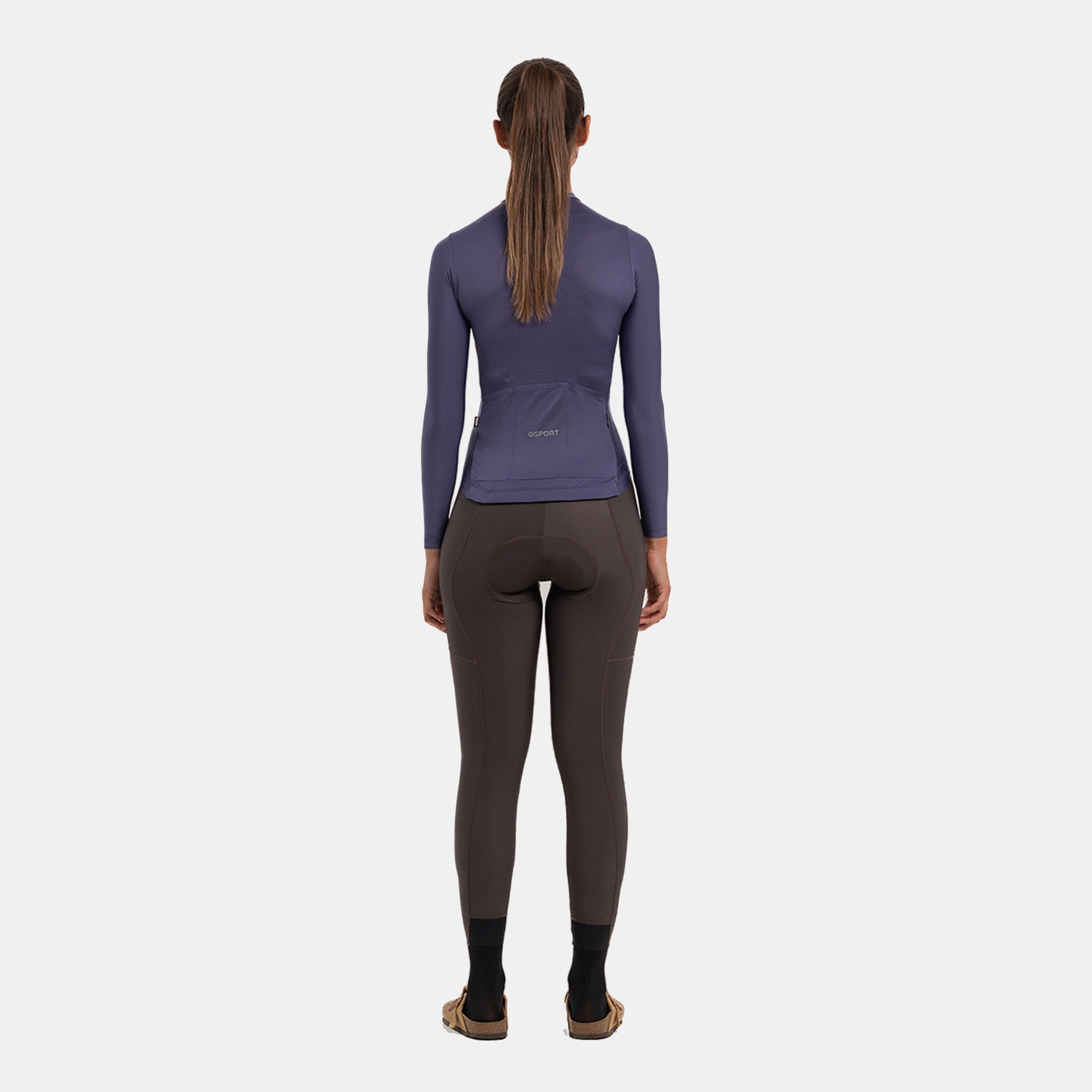 Camisola Desportiva de Manga Comprida Aero Sapphire Roxo-3