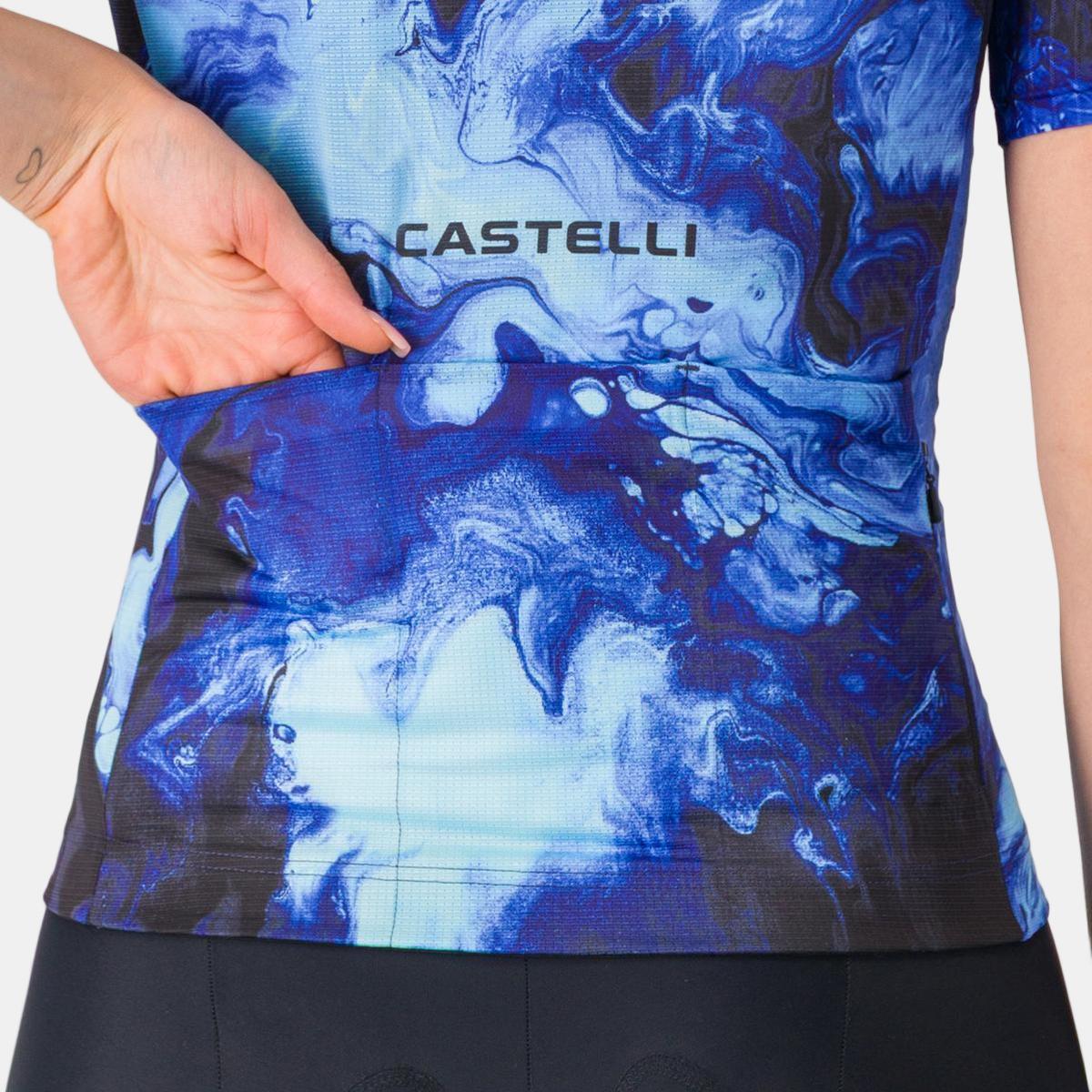 Camisola Desportiva de Ciclismo Cosmic Vortex Roxo-4