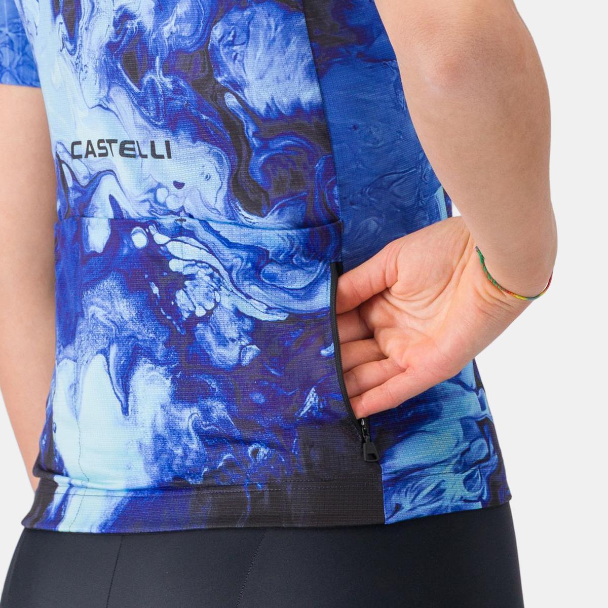 Camisola Desportiva de Ciclismo Cosmic Vortex Roxo-5
