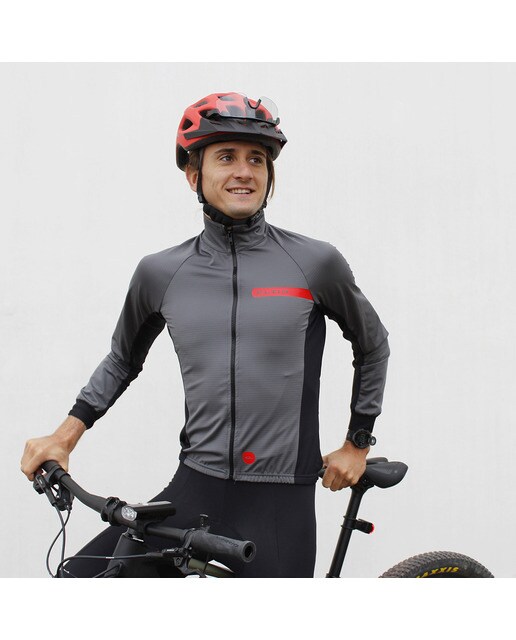Casaco de Ciclismo Unissexo Malefic Cinzento-5
