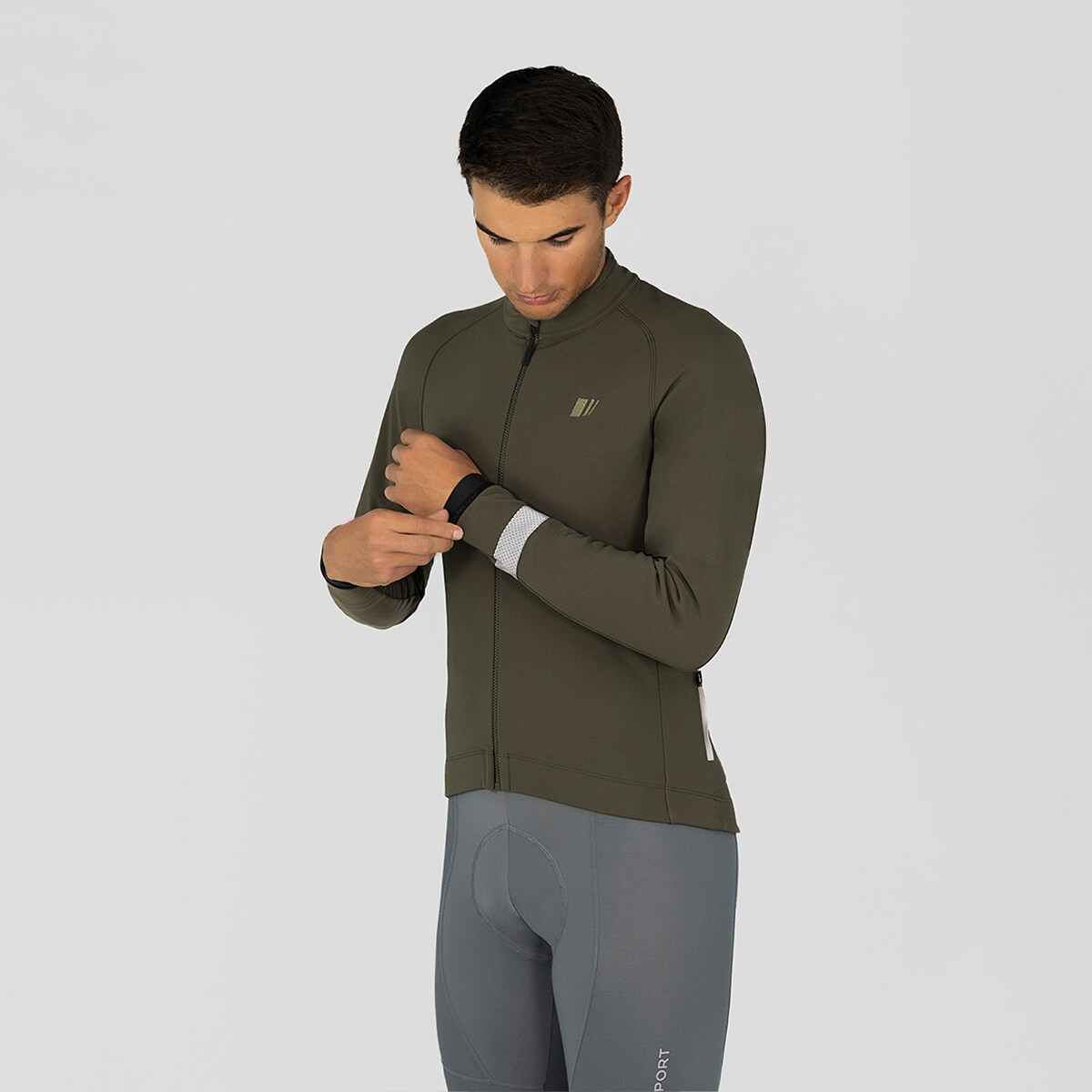 Casaco Unissexo Pro Team Gavia Army Preto-4