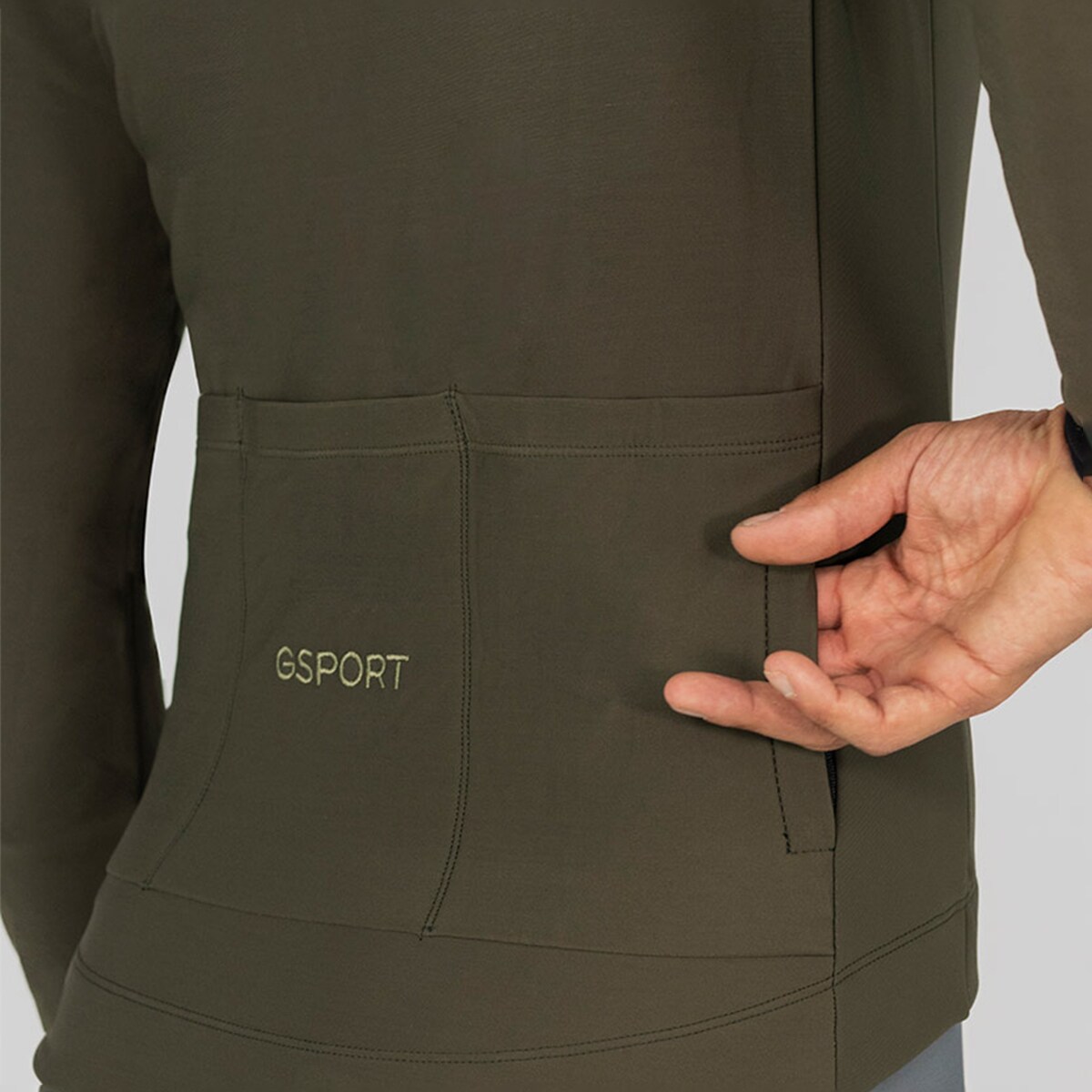 Casaco Unissexo Pro Team Gavia Army Preto-5