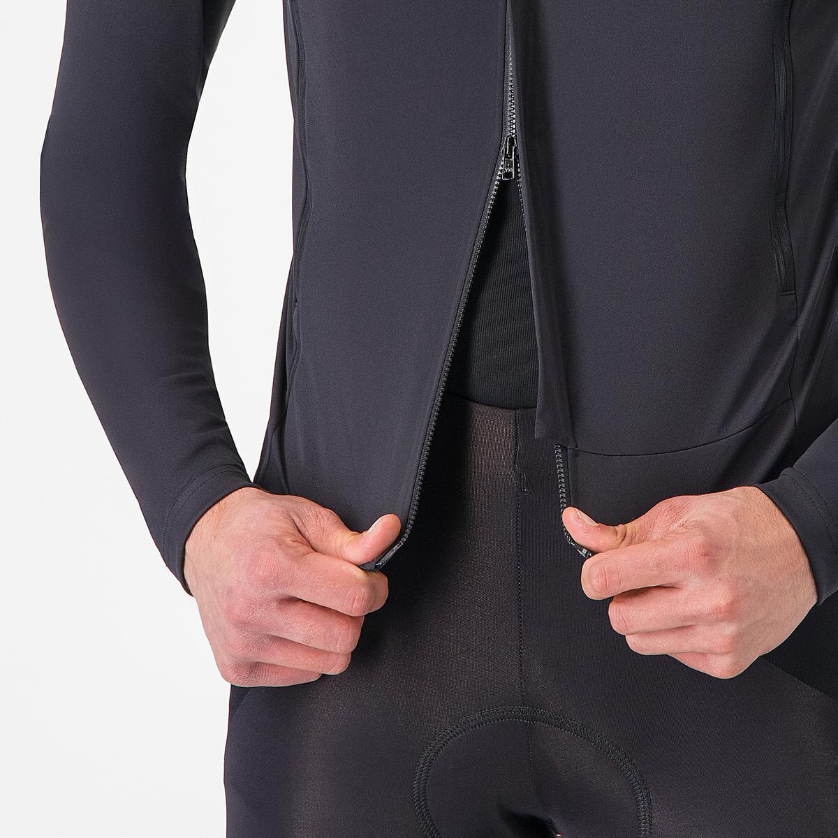 Casaco de Ciclismo Perfetto Ros 3 Preto / Cinzento-4