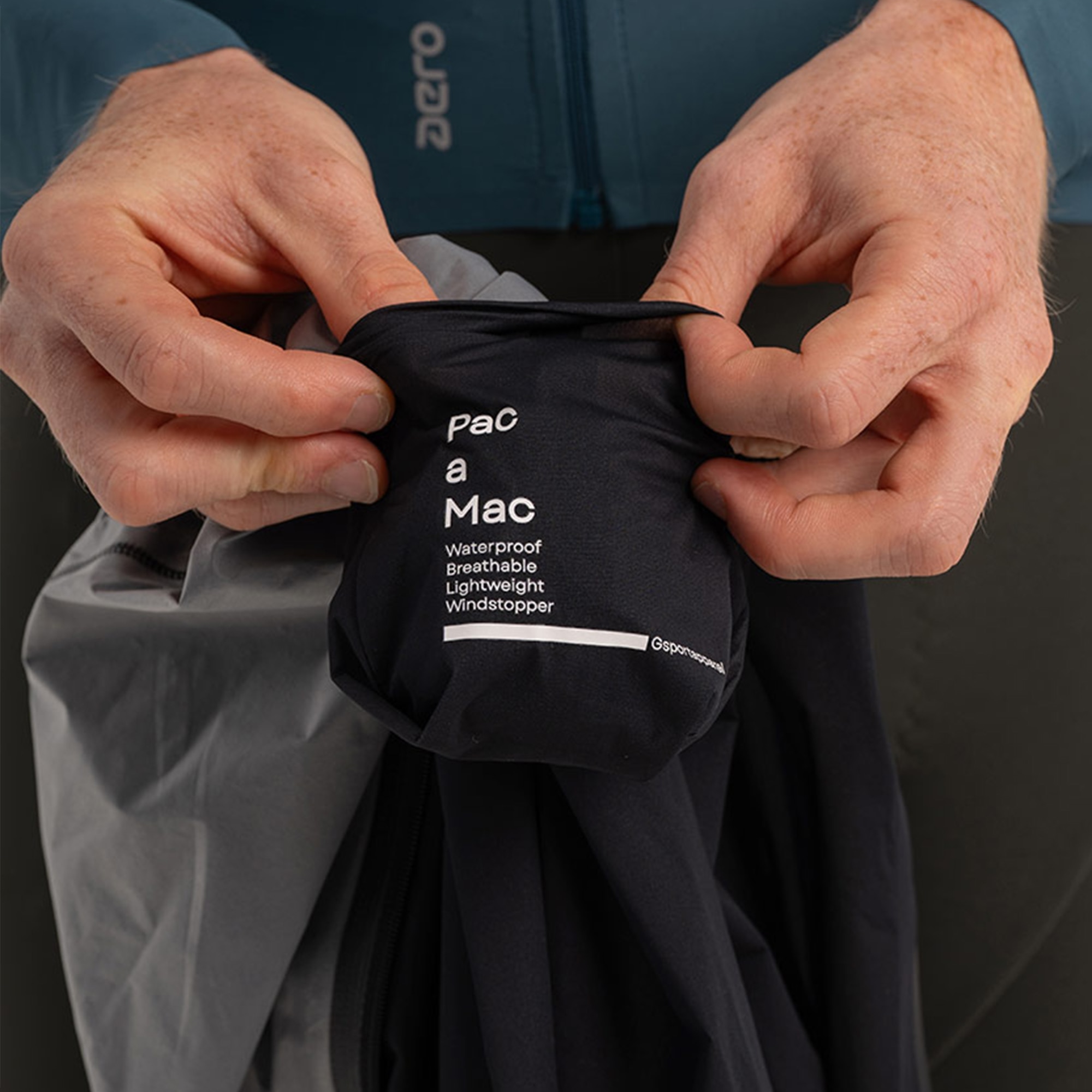 Corta-Vento de Ciclismo Unissexo One Mitos Preto-7