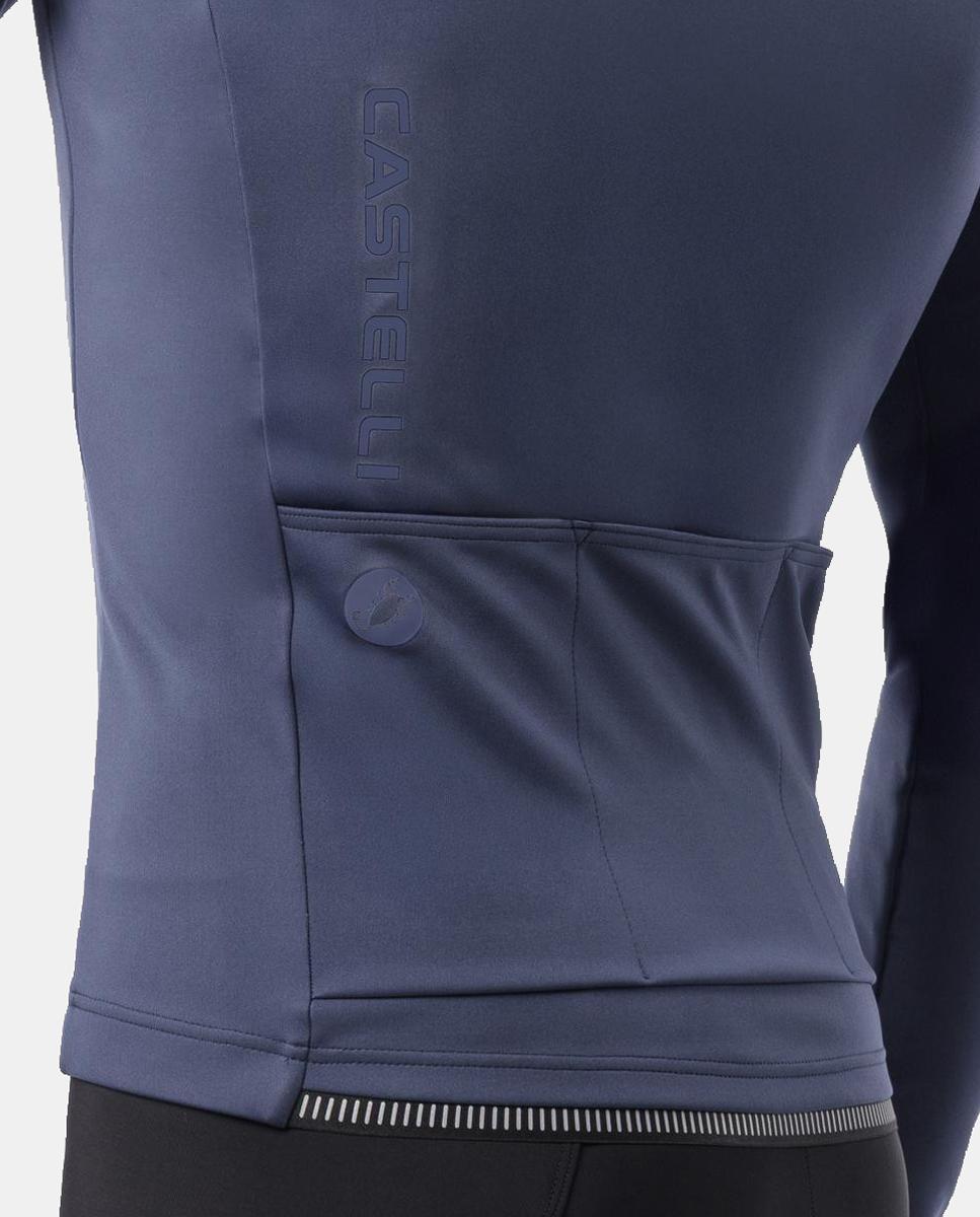 Chaqueta de Ciclismo de Hombre Espresso 2 Az Twilight Castelli - Azul Azul-5