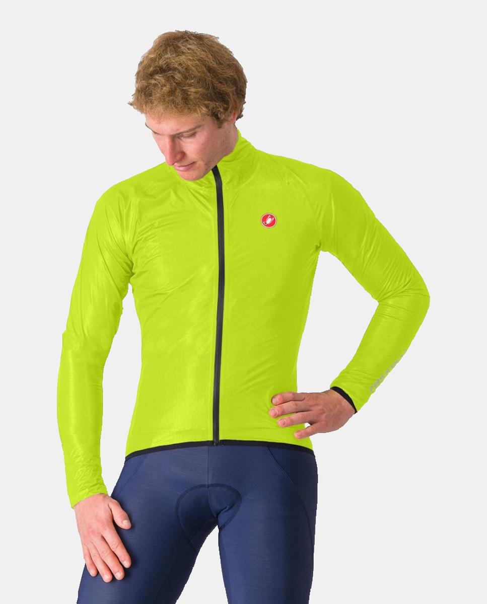 Chaqueta de Ciclismo de Hombre Squall Shell Lima Elec/Neg Castelli - Negro Negro-1