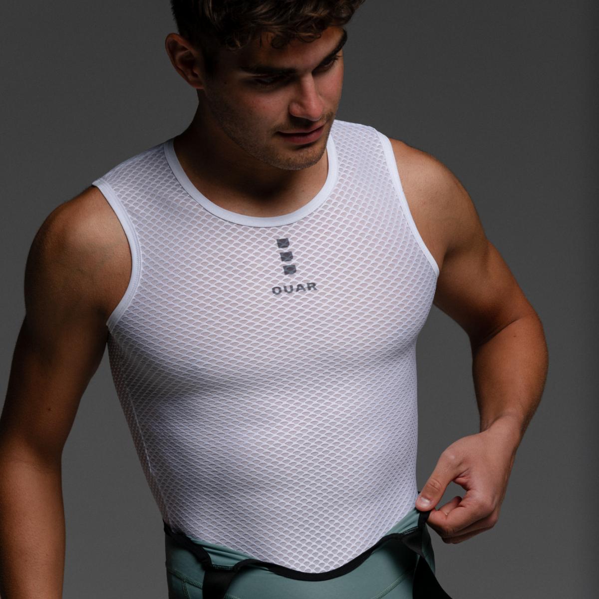 Imagen 9 de Camiseta de ciclismo Unisex White Base Layer OUAR - Blanco Blanco
