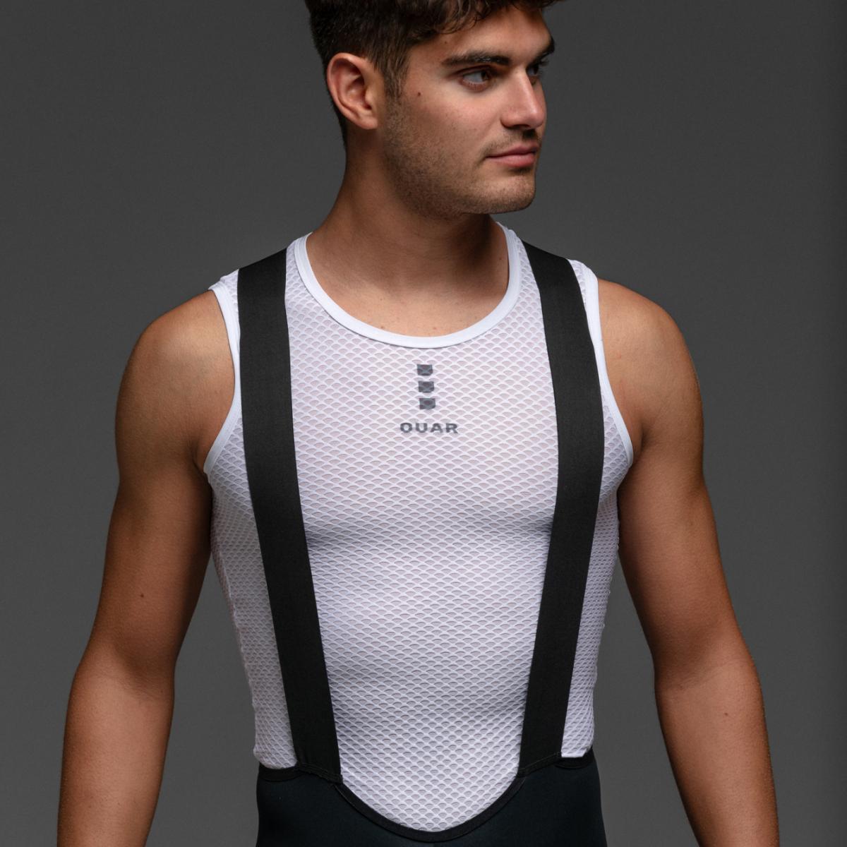 Imagen 11 de Camiseta de ciclismo Unisex White Base Layer OUAR - Blanco Blanco