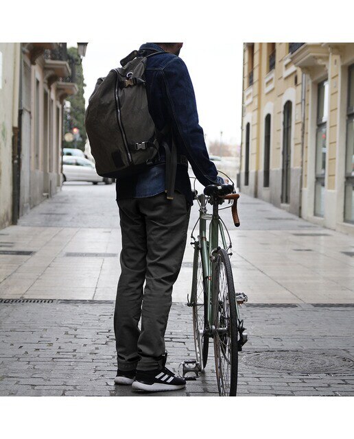 Calças Ciclismo Urbano de Homem Amesterdão Antracite-8