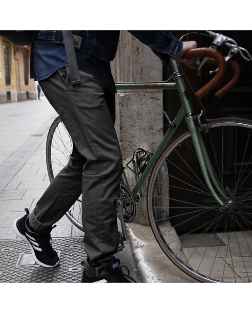 Calças Ciclismo Urbano de Homem Amesterdão Antracite-9