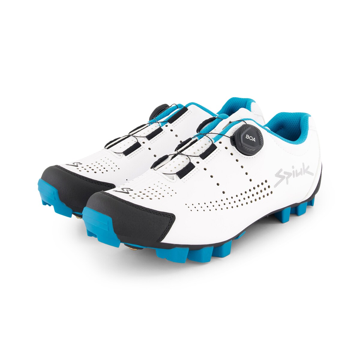 Sapatilhas de Ciclismo de Montanha Unissexo Vega Branco / Azul-6