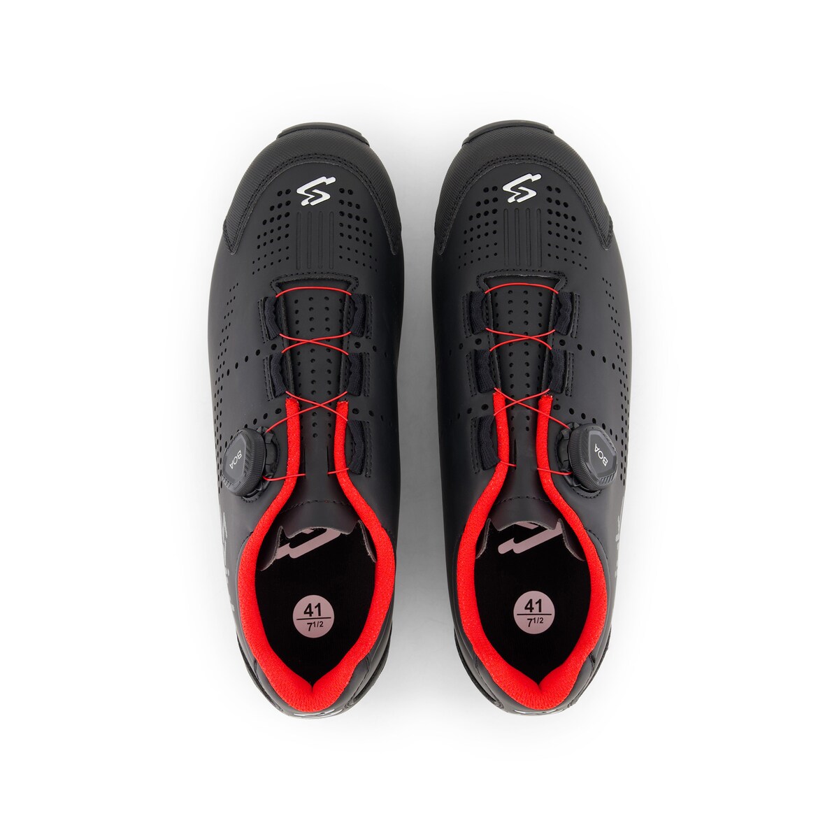 Sapatilhas de Ciclismo de Montanha Unissexo Vega Preto / Vermelho-4