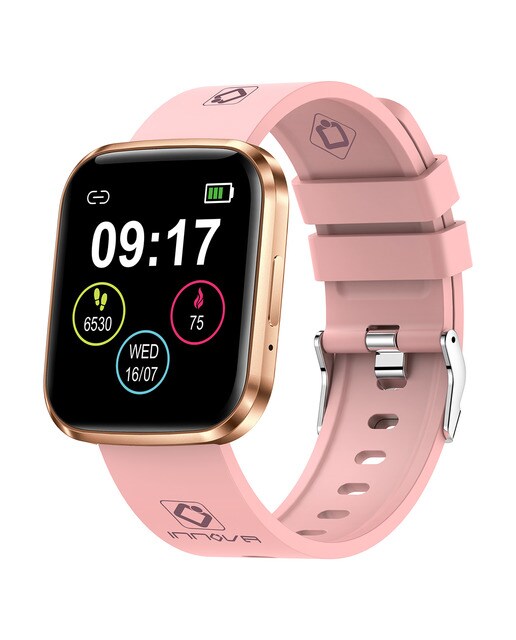 Relógio Smartwatch Fitness Maelstrom Rosa-1
