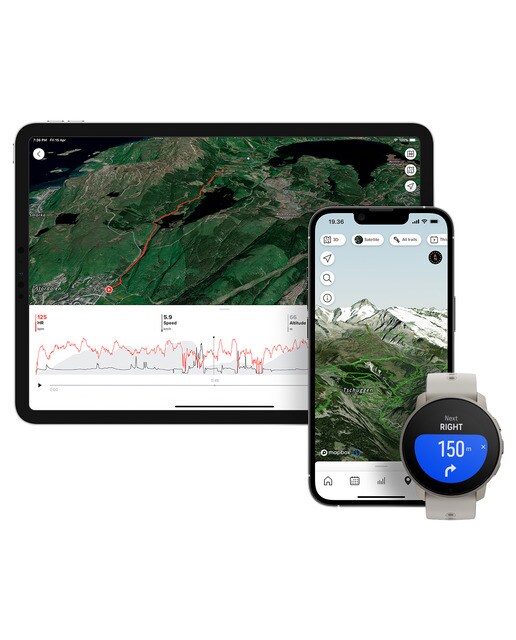 Relógio GPS 9 Peak Pro Titanium Areia-3