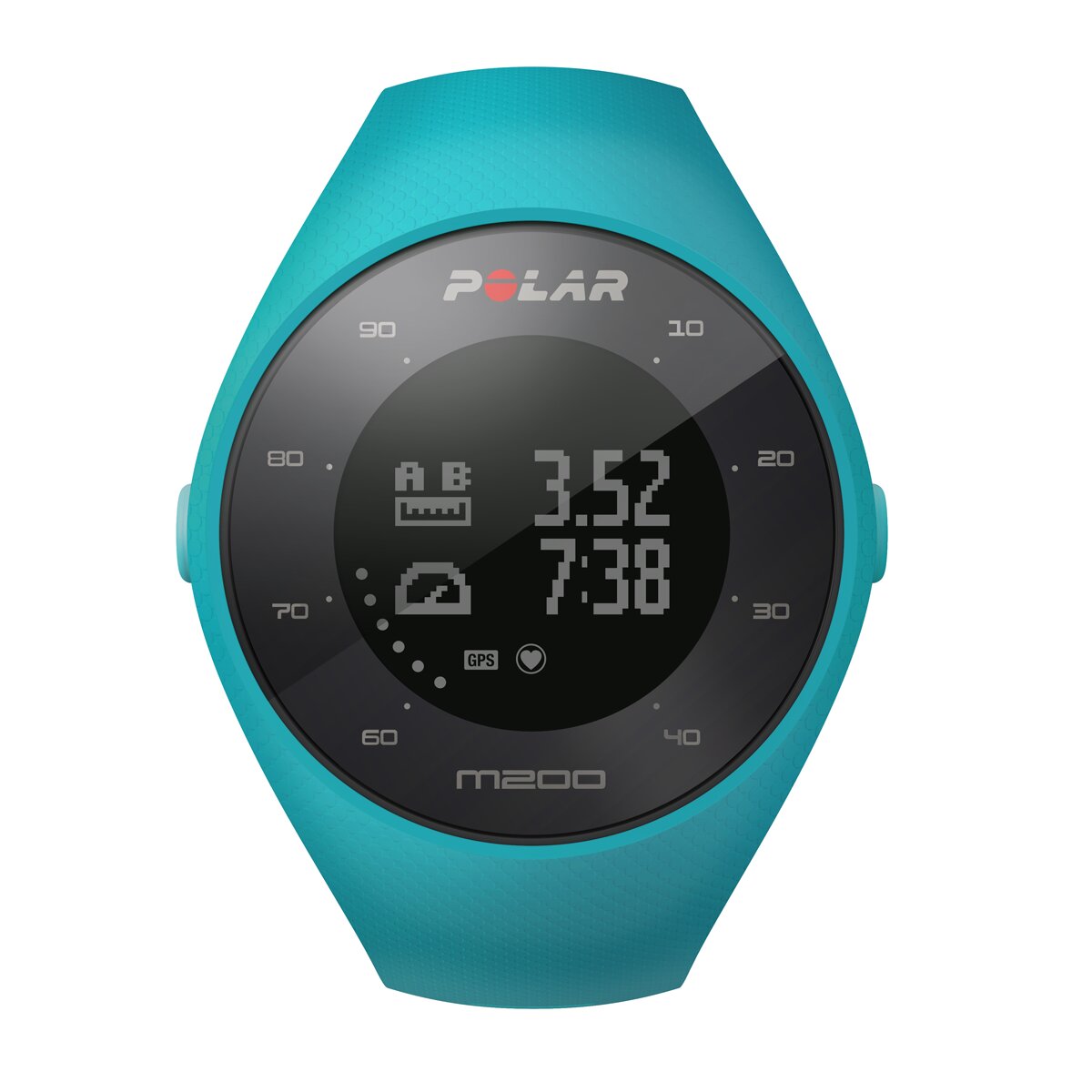 Relógio pulsómetro GPS M200 Polar Azul-2