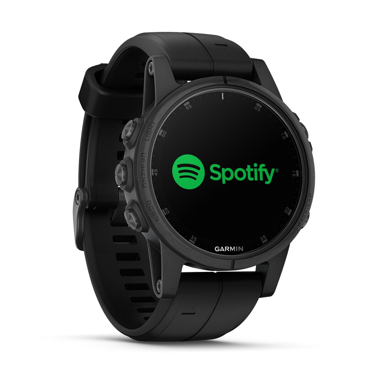 Relógio GPS com pulsómetro Fénix 5S Plus Zafiro Garmin Preto-2