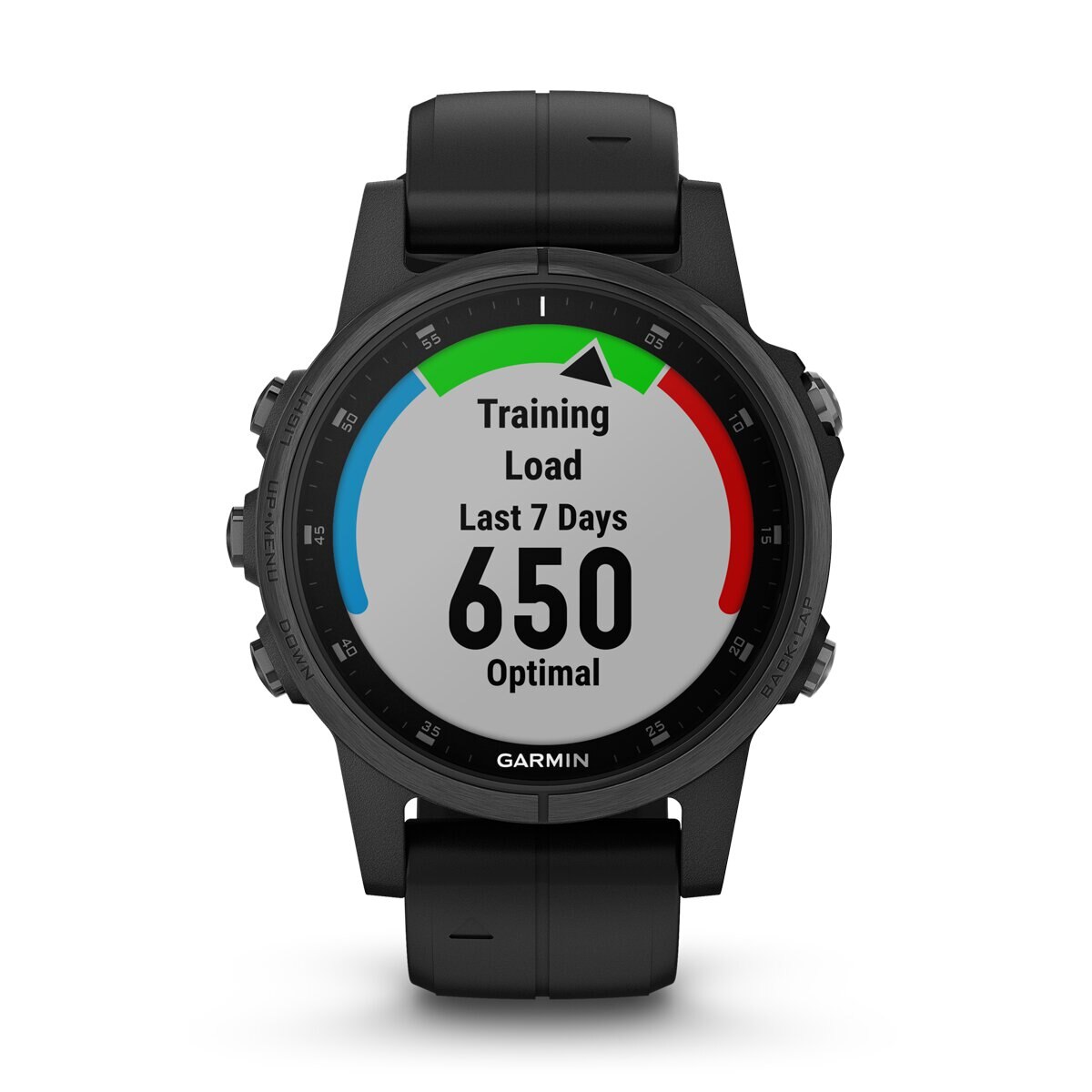 Relógio GPS com pulsómetro Fénix 5S Plus Zafiro Garmin Preto-3