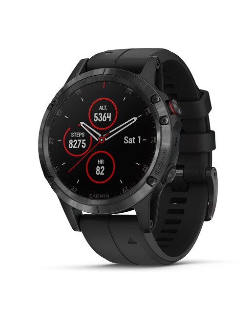 Imagem 0 de Relógio GPS com pulsómetro Fénix 5 Plus Zafiro Garmin