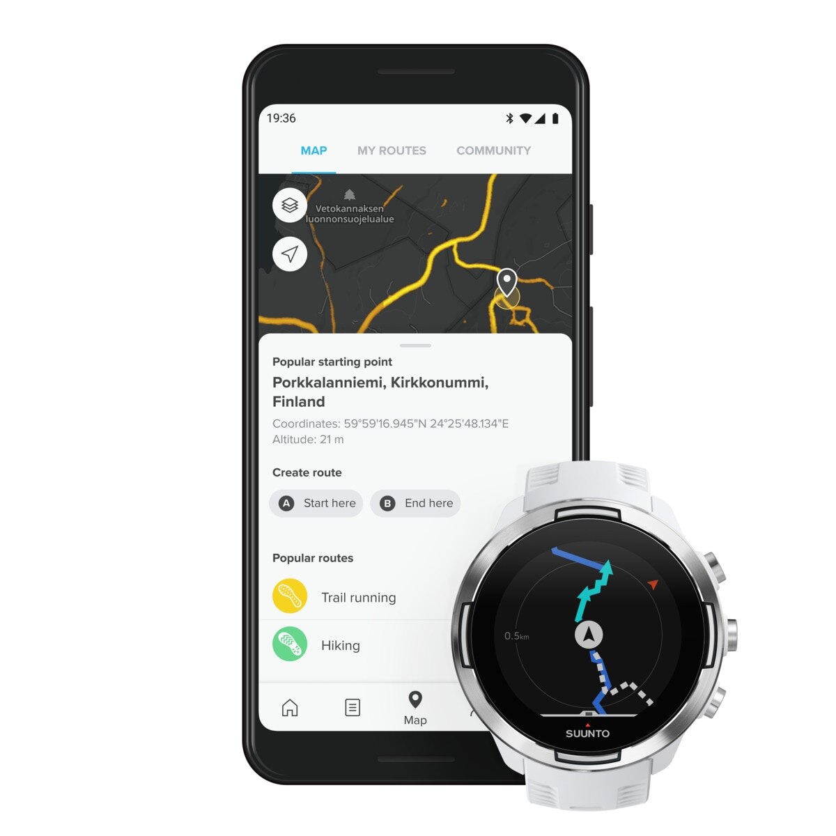 Relógio GPS Suunto 9 Baro Suunto Branco-3