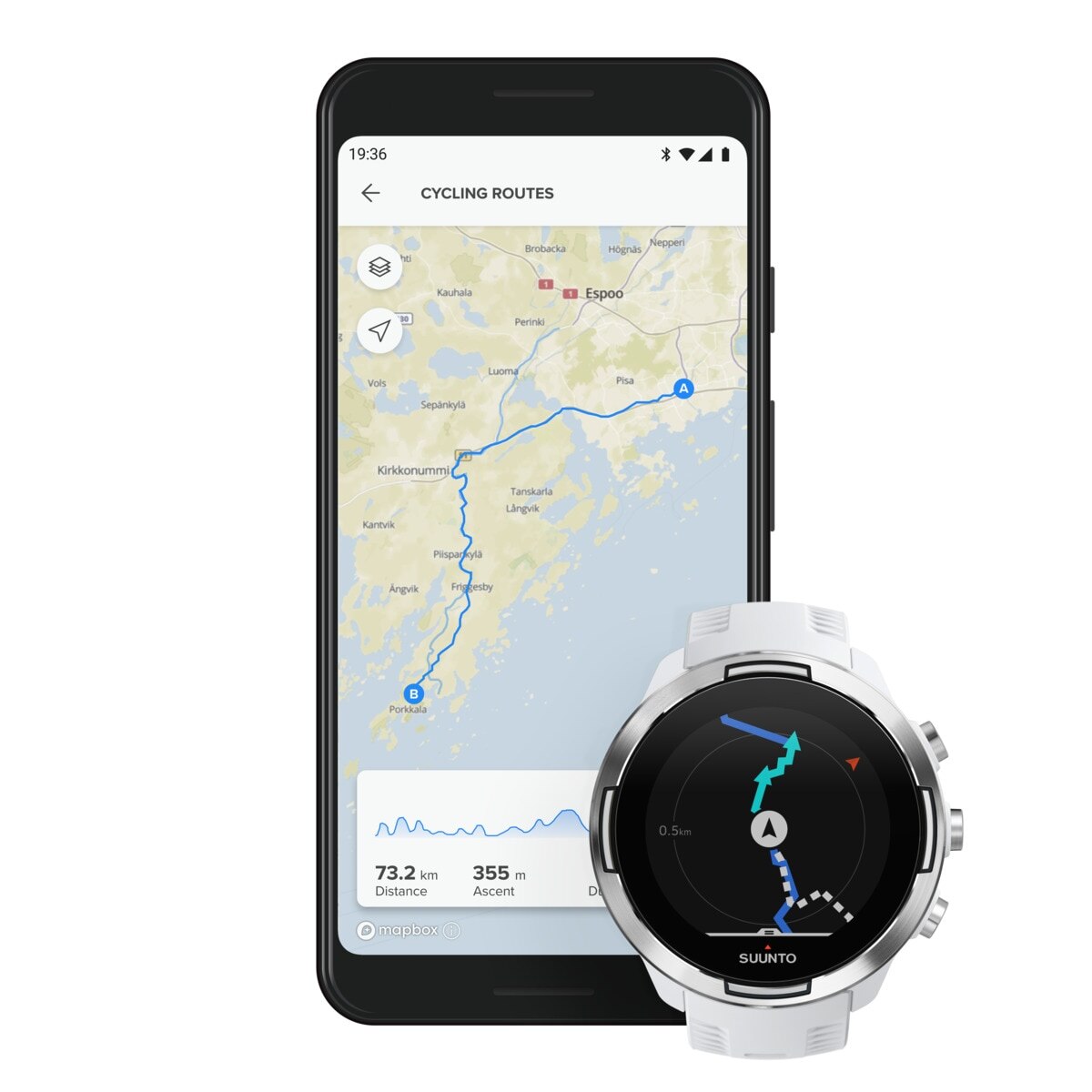 Relógio GPS Suunto 9 Baro Suunto Branco-4