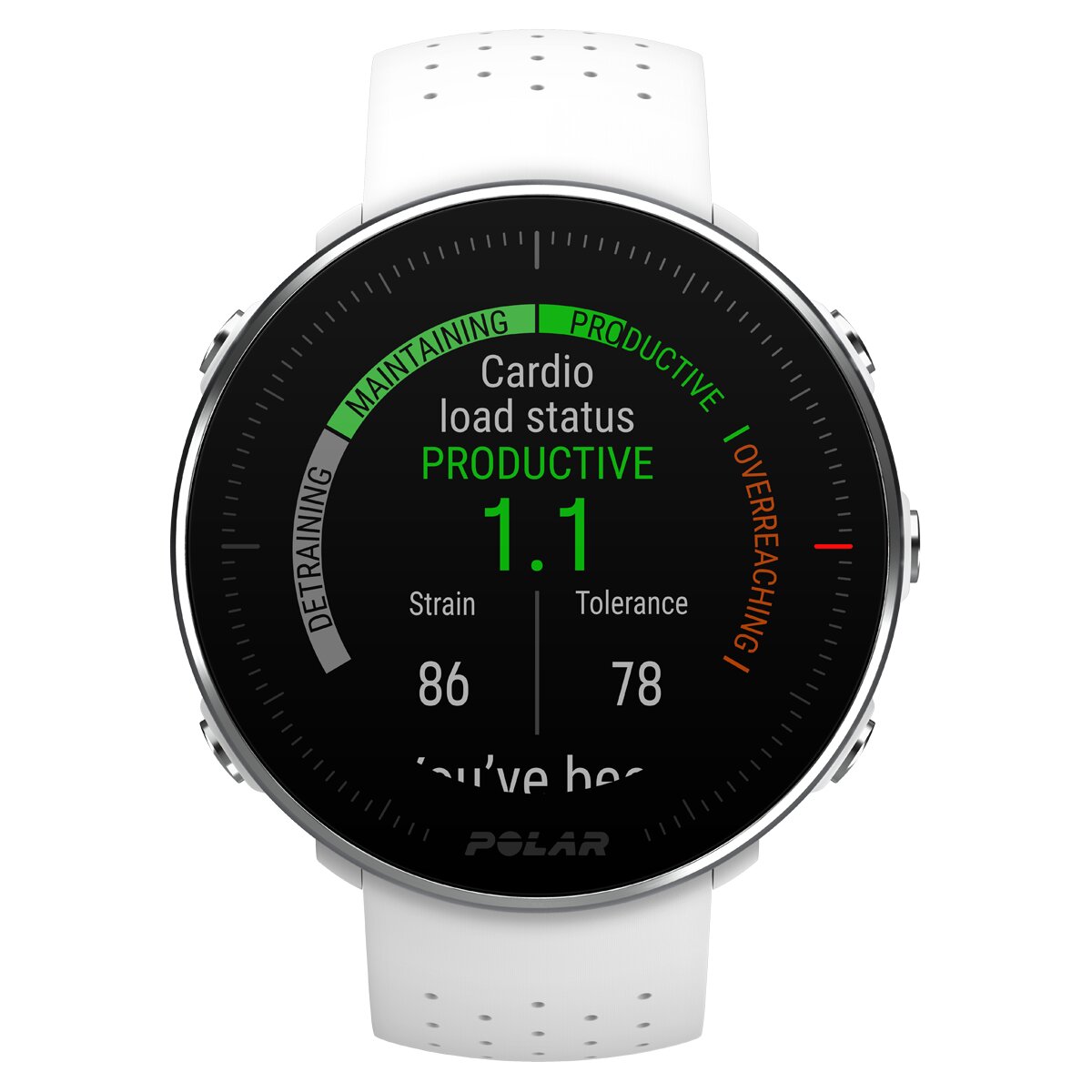 Relógio smartwatch GPS Vantage M Tamanho S-M Branco-2