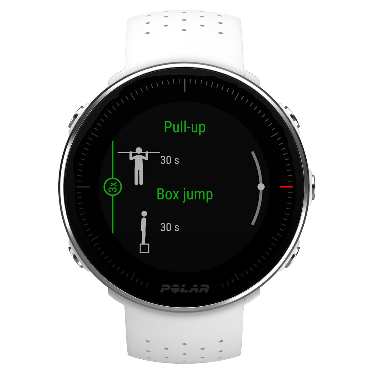 Relógio smartwatch GPS Vantage M Tamanho S-M Branco-6