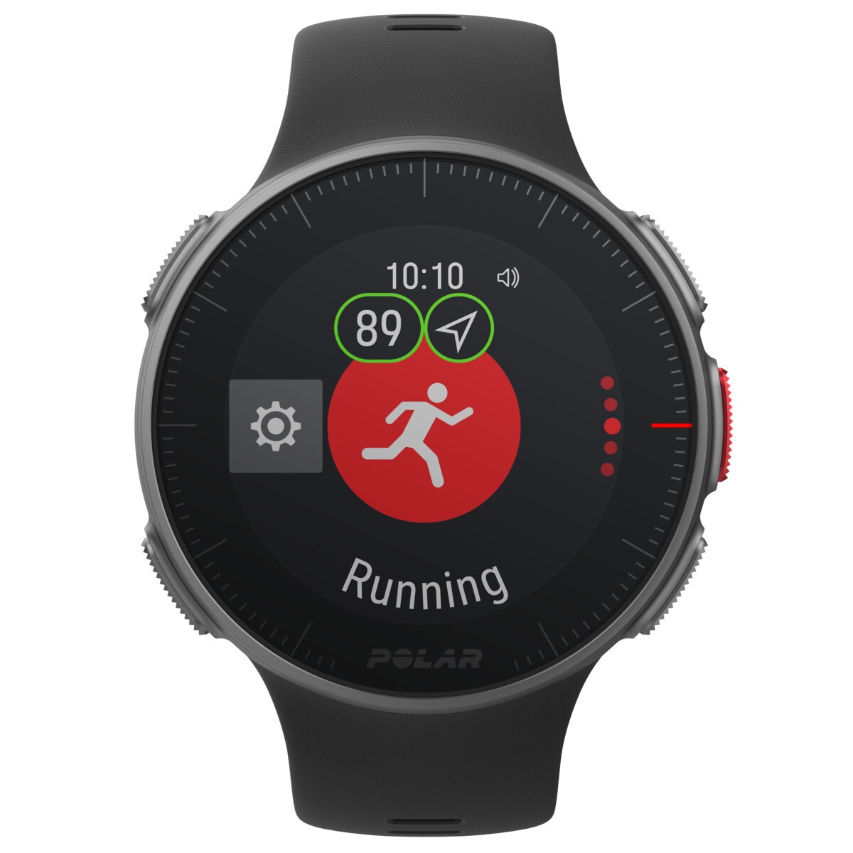 Relógio GPS com pulsómetro Vantage V Tamanho M-L Polar Preto-4
