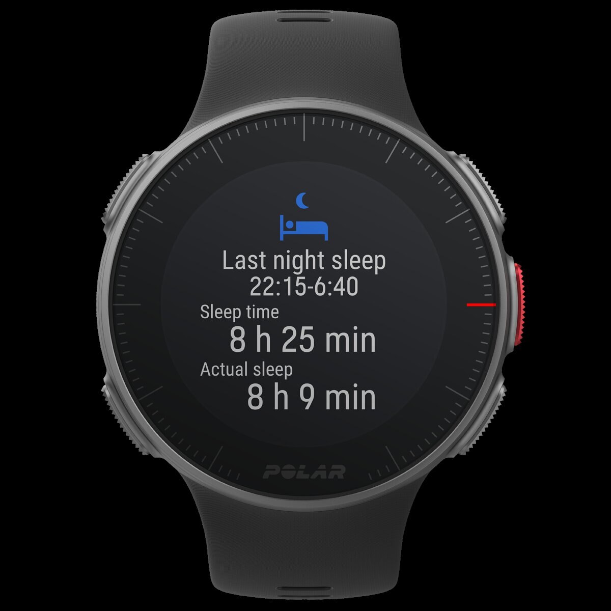 Relógio GPS com pulsómetro Vantage V Tamanho M-L Polar Preto-7