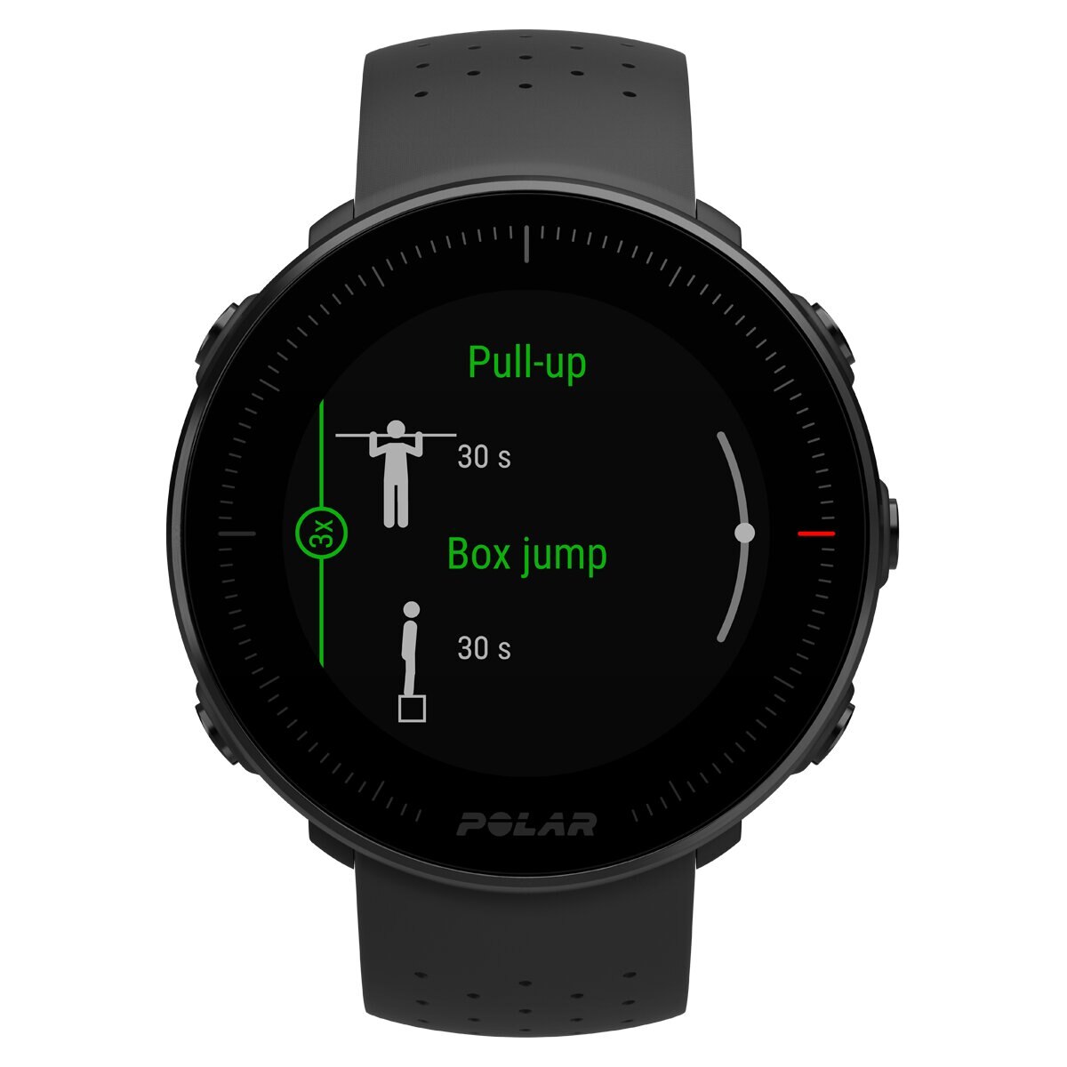 Relógio smartwatch GPS Vantage M Tamanho S-M Preto-6