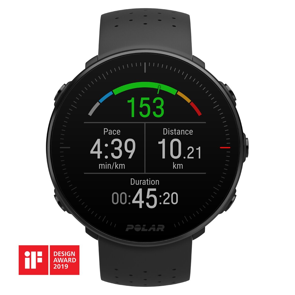 Relógio smartwatch GPS Vantage M Tamanho S-M Preto-10