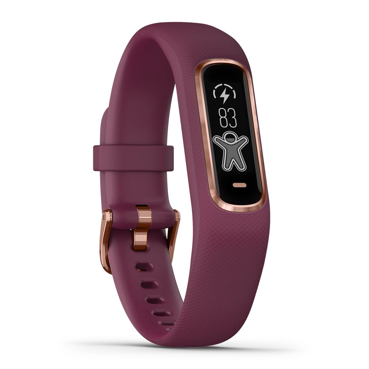 Pulseira de actividade vívosmart® 4 Tamanho S/M Garmin Grená-4