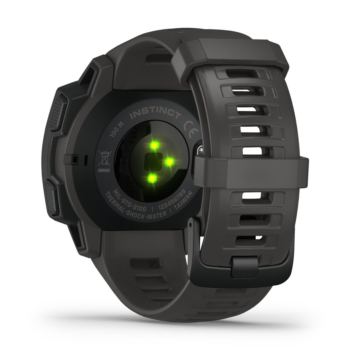 Relógio GPS com pulsómetro Instinct Garmin Preto-2