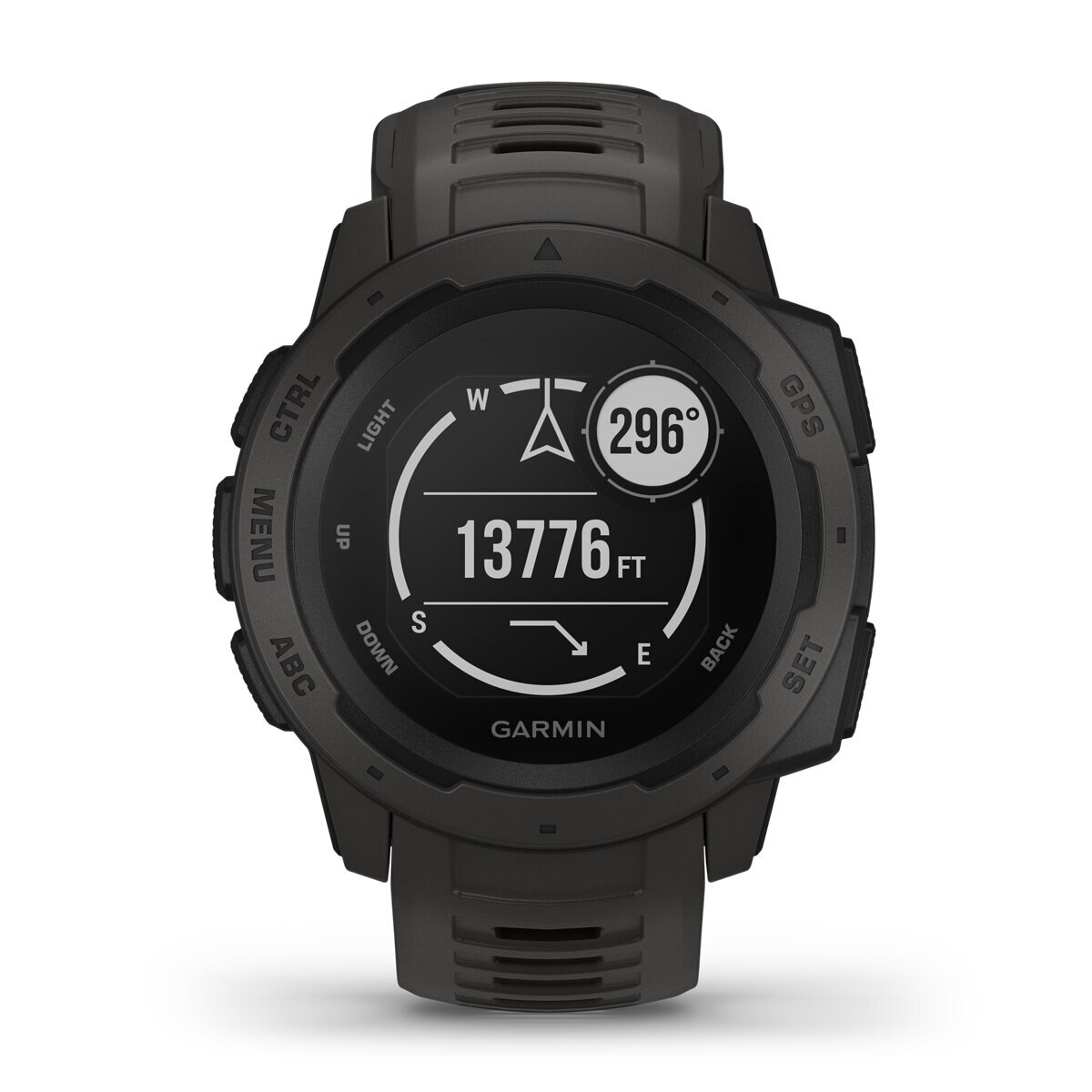 Relógio GPS com pulsómetro Instinct Garmin Preto-4