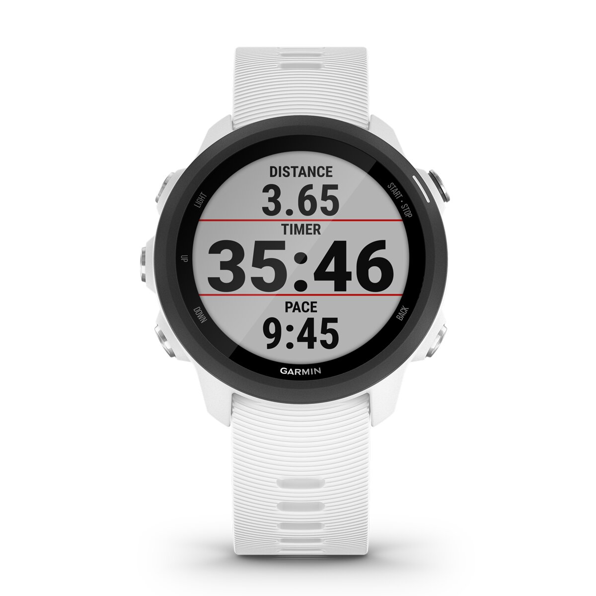 Relógio GPS Forerunner 245 Music Garmin Branco-5