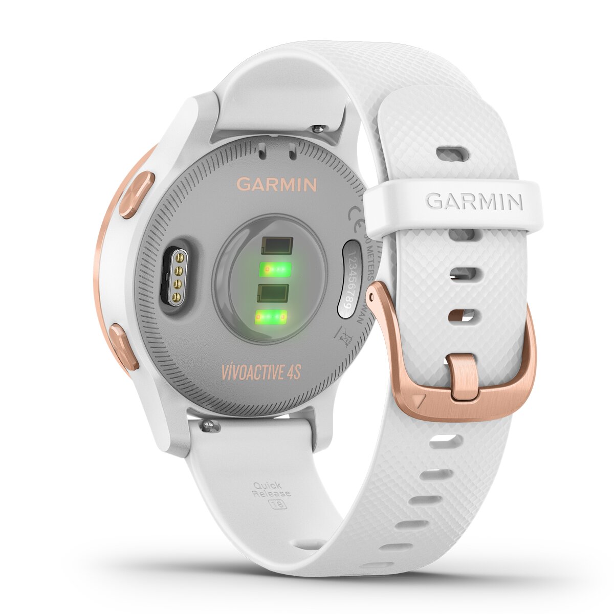 Relógio GPS com pulsómetro Vivoactive® 4S Tamanho S Branco / Dourado-2