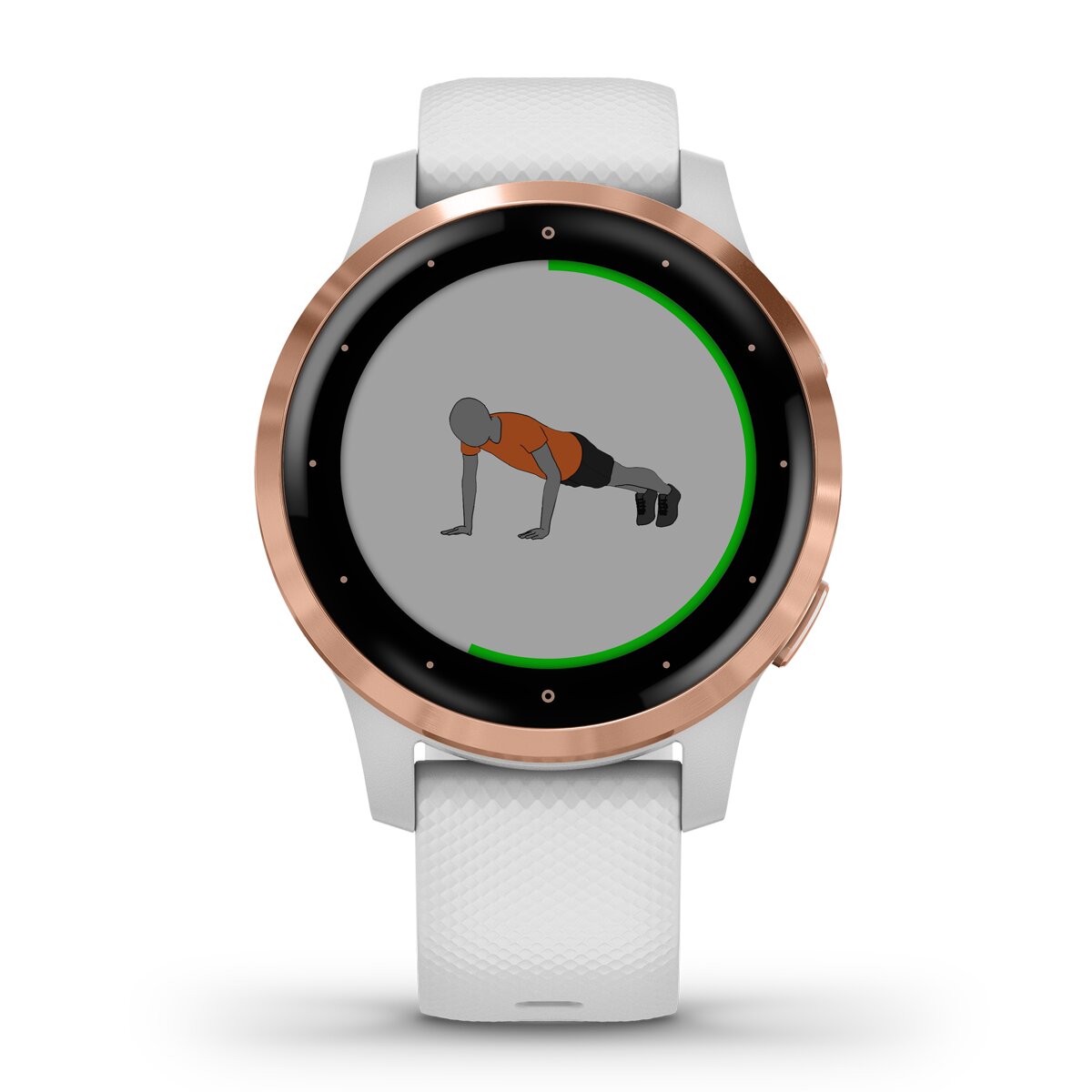 Relógio GPS com pulsómetro Vivoactive® 4S Tamanho S Branco / Dourado-5