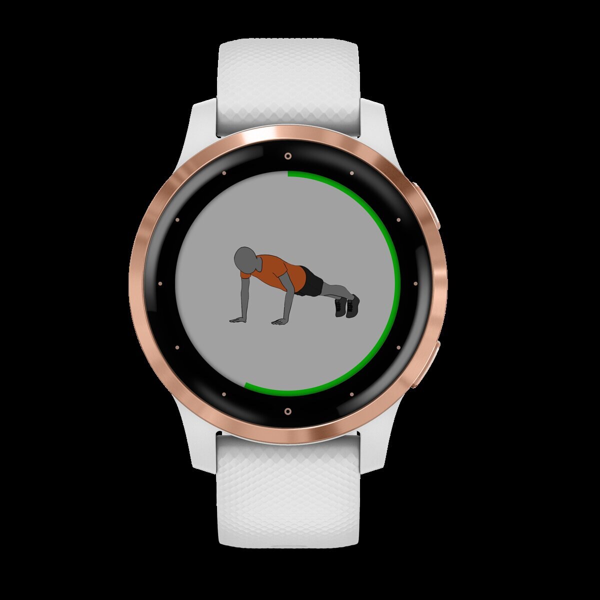 Relógio GPS com pulsómetro Vivoactive® 4S Tamanho S Branco / Dourado-8