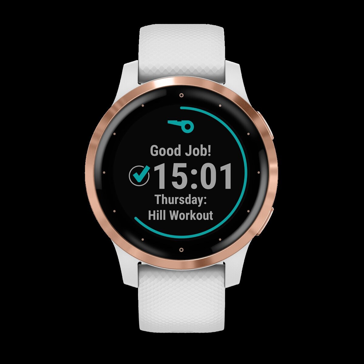Relógio GPS com pulsómetro Vivoactive® 4S Tamanho S Branco / Dourado-11