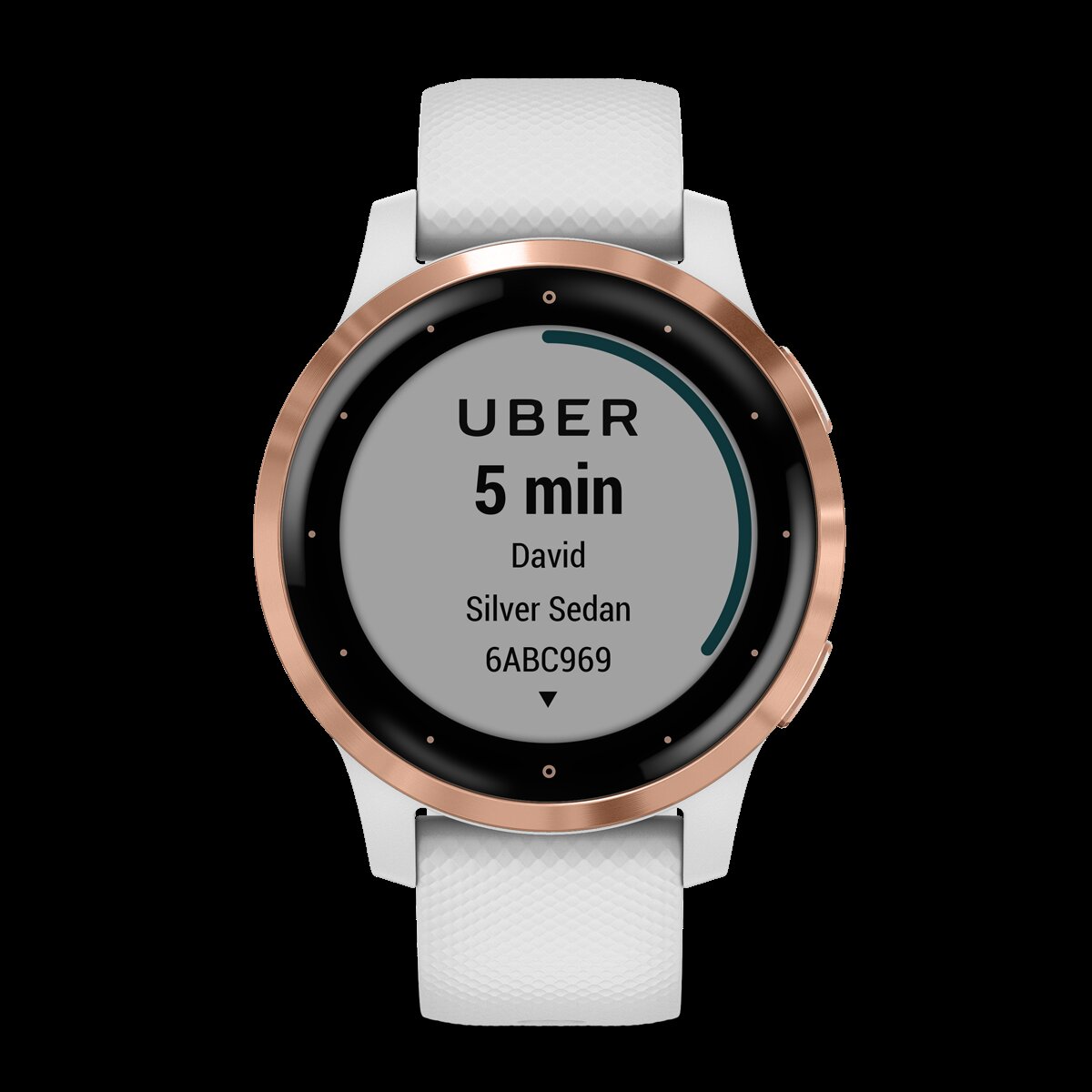 Relógio GPS com pulsómetro Vivoactive® 4S Tamanho S Branco / Dourado-12