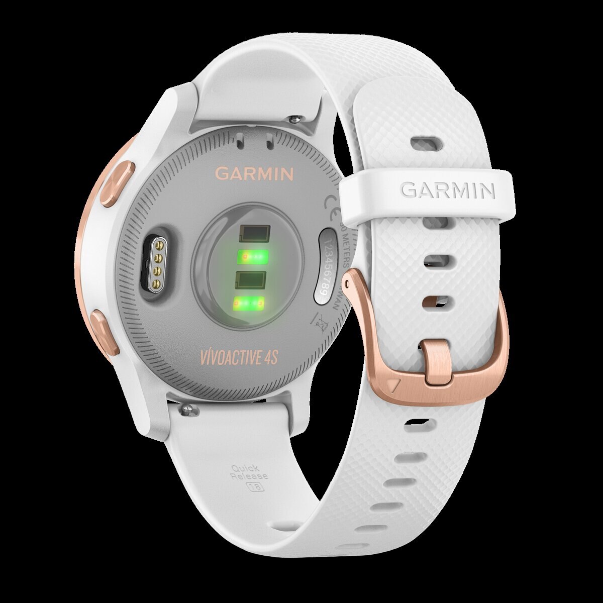 Relógio GPS com pulsómetro Vivoactive® 4S Tamanho S Branco / Dourado-15