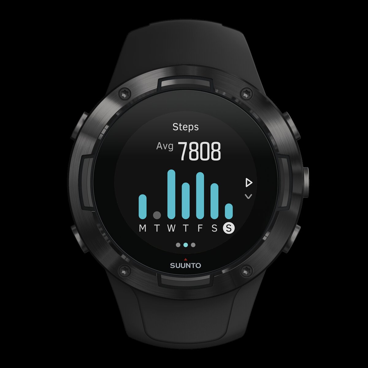 Relógio GPS Suunto 5 G1 All Black Suunto Preto-5