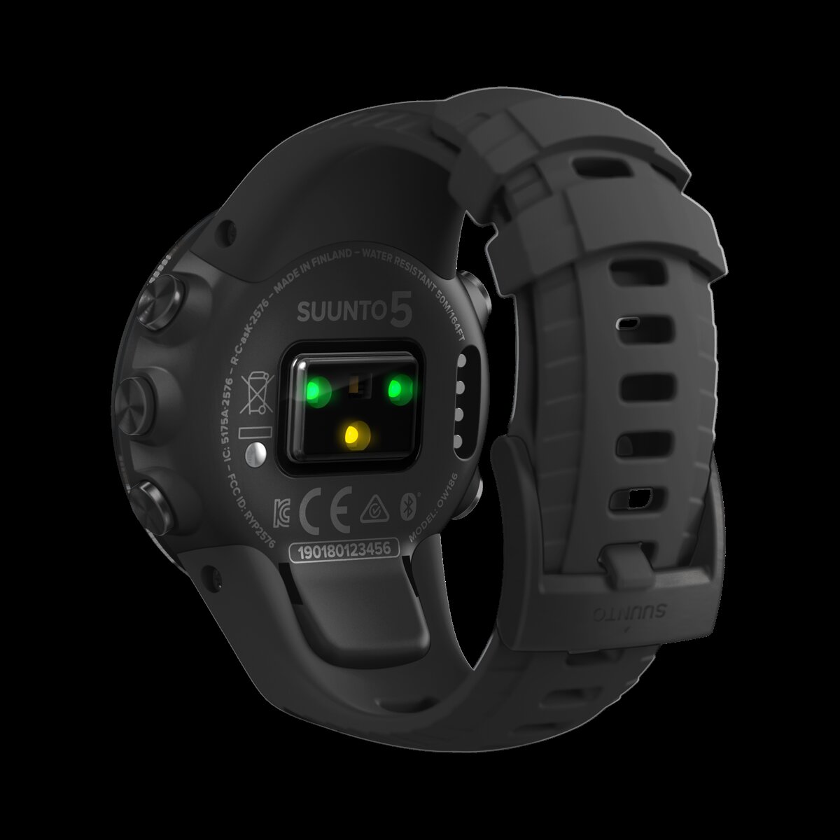 Relógio GPS Suunto 5 G1 All Black Suunto Preto-9