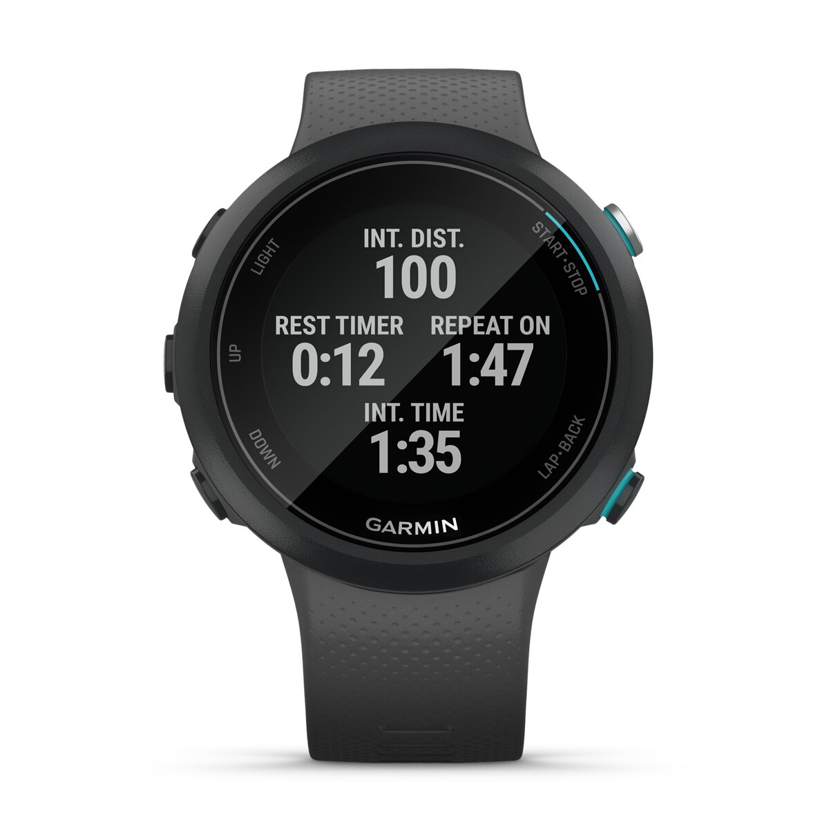 Relógio GPS com pulsómetro Swim 2 Garmin Cinzento-5