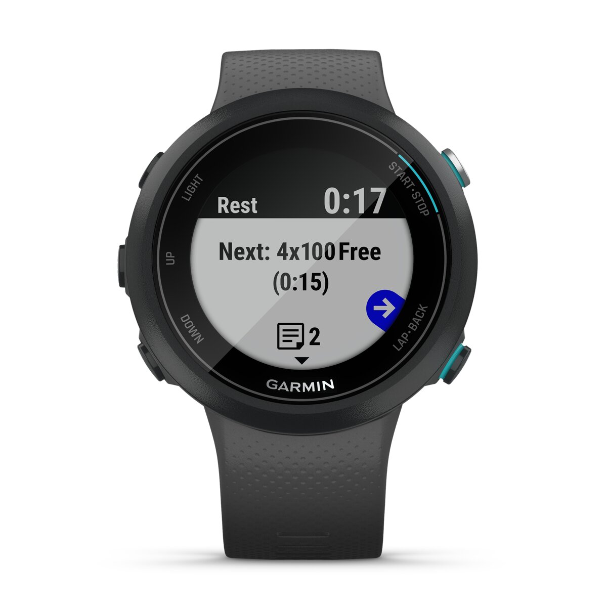 Relógio GPS com pulsómetro Swim 2 Garmin Cinzento-6