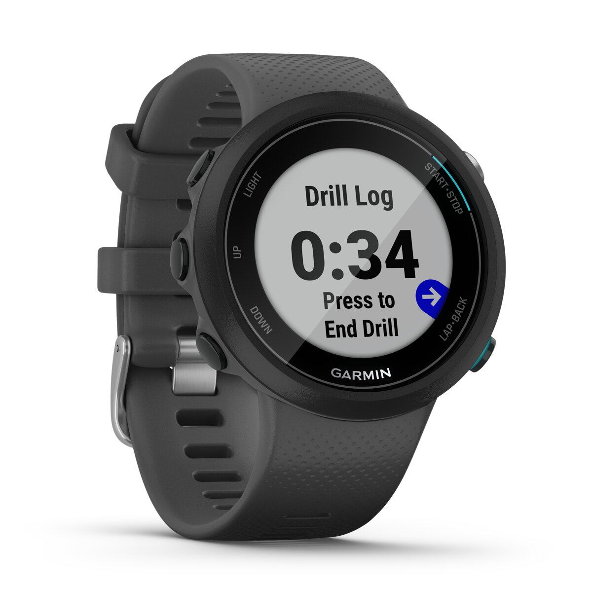 Relógio GPS com pulsómetro Swim 2 Garmin Cinzento-7