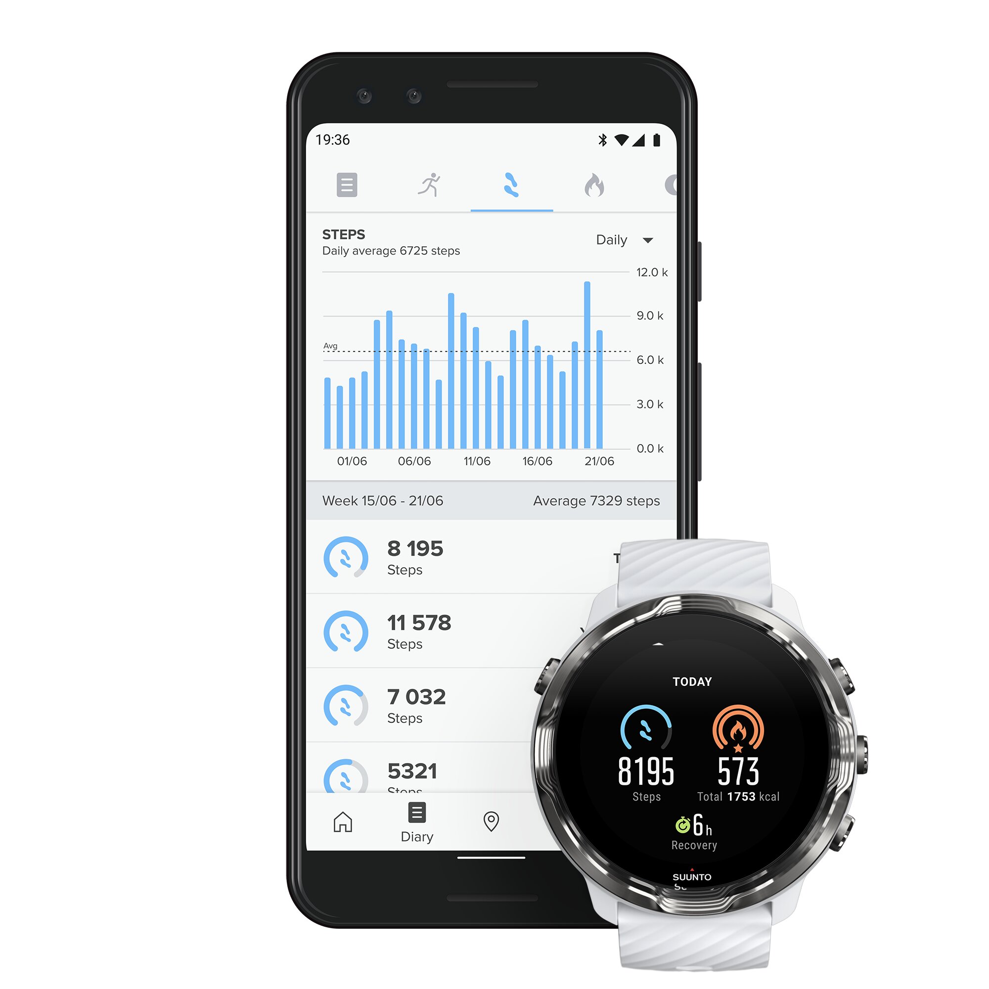 Smartwatch desportivo 7 Branco-2