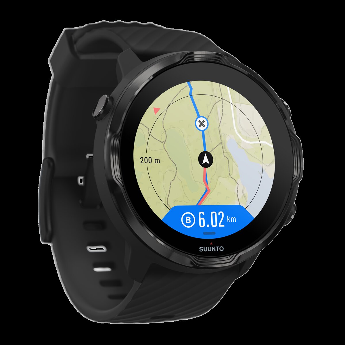 Relógio Desportivo com GPS 7 Preto-7