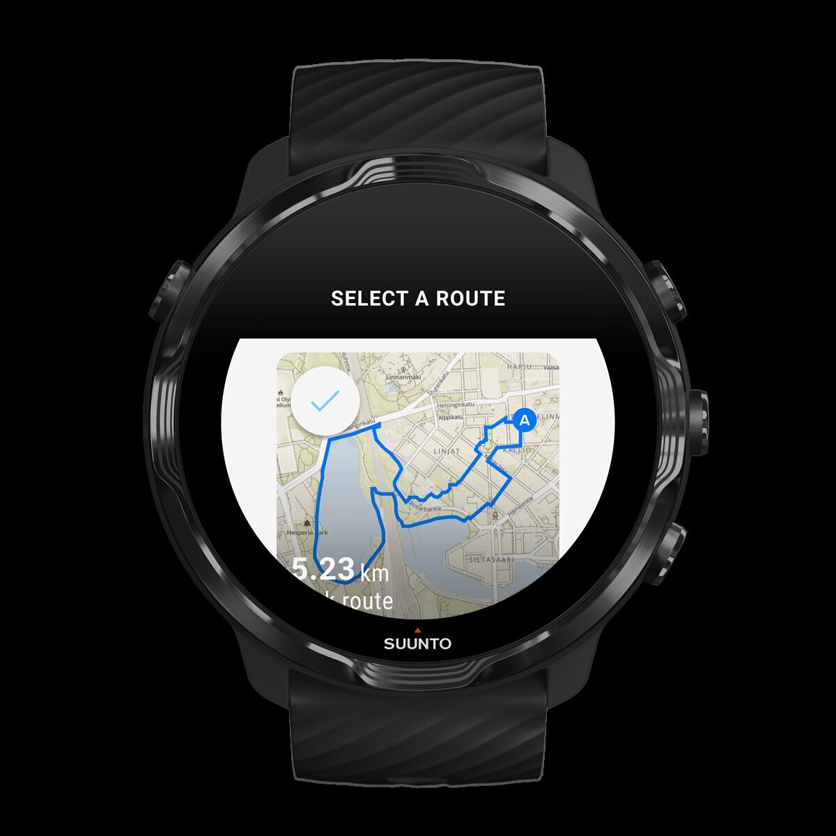 Relógio Desportivo com GPS 7 Preto-13