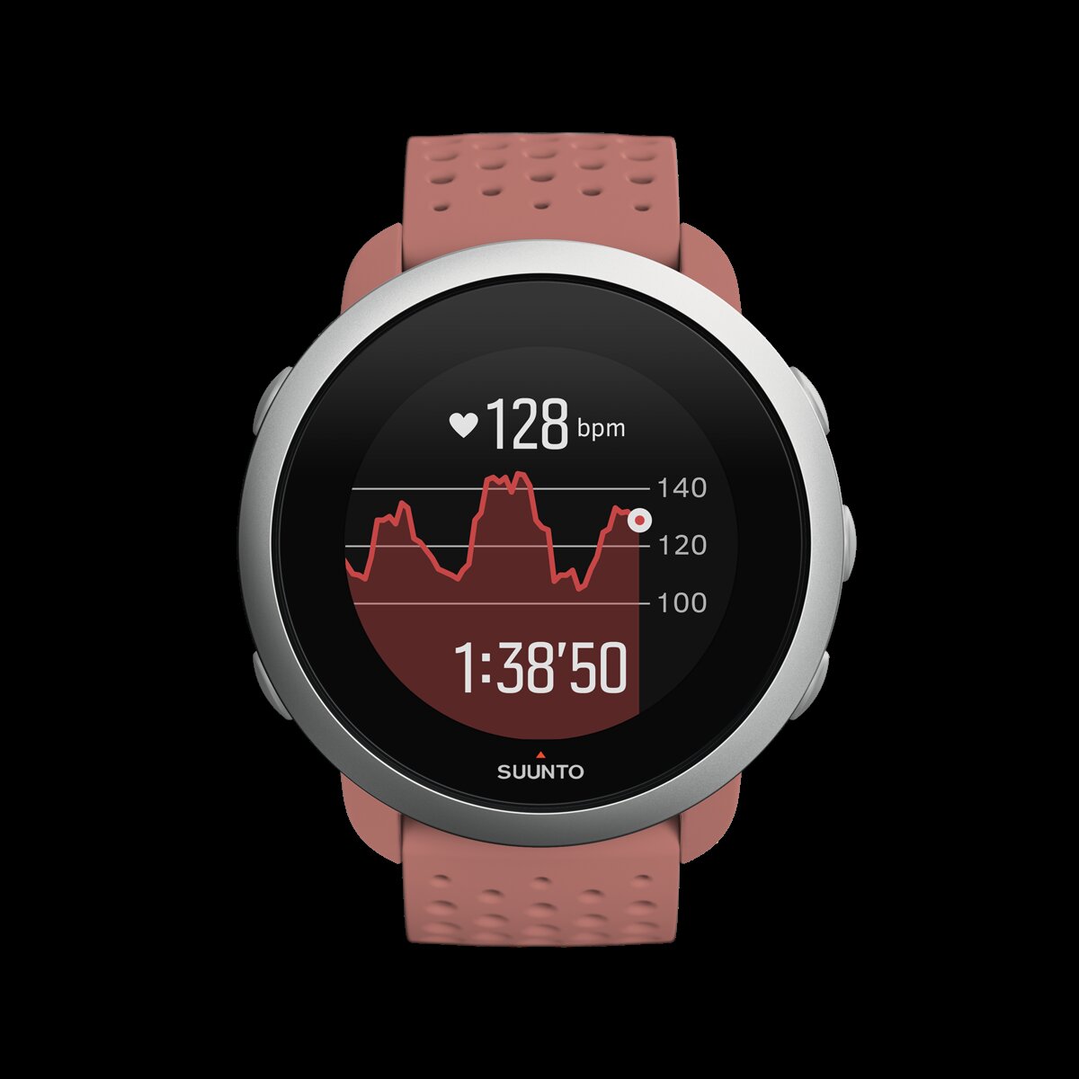 Relógio GPS com pulsómetro 3 Salmão-4
